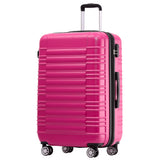 Beibye B2088 L Reisekoffer für Mittelstrecken – 360° Doppelrollen, ABS-Hartschale, Volumen erweiterbar, 65 x 43 x 26 cm, 75 L