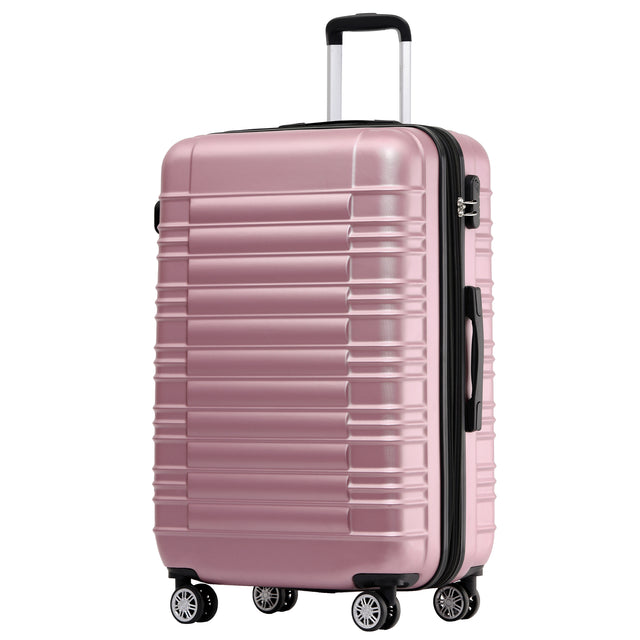Beibye B2088 L Reisekoffer für Mittelstrecken – 360° Doppelrollen, ABS-Hartschale, Volumen erweiterbar, 65 x 43 x 26 cm, 75 L