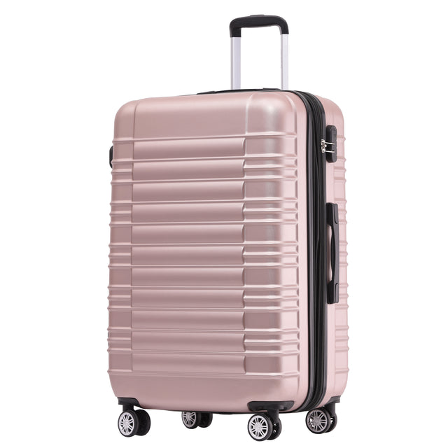 Beibye B2088 XL Reisekoffer für Langstrecken & Familie – 360° Doppelrollen, ABS-Hartschale, Volumen erweiterbar, 76 x 49 x 30 cm, 115 L