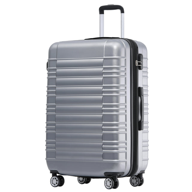 Beibye B2088 XL Reisekoffer für Langstrecken & Familie – 360° Doppelrollen, ABS-Hartschale, Volumen erweiterbar, 76 x 49 x 30 cm, 115 L
