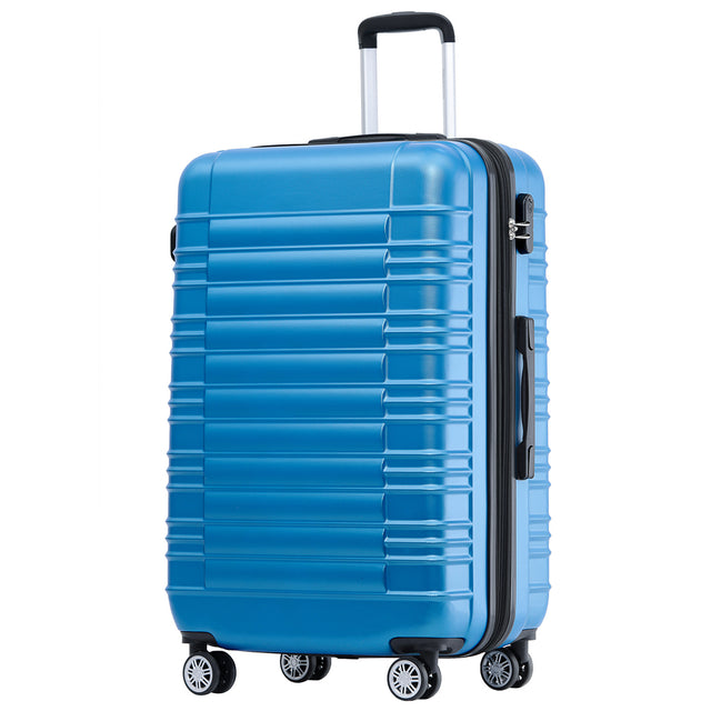 Beibye B2088 L Reisekoffer für Mittelstrecken – 360° Doppelrollen, ABS-Hartschale, Volumen erweiterbar, 65 x 43 x 26 cm, 75 L