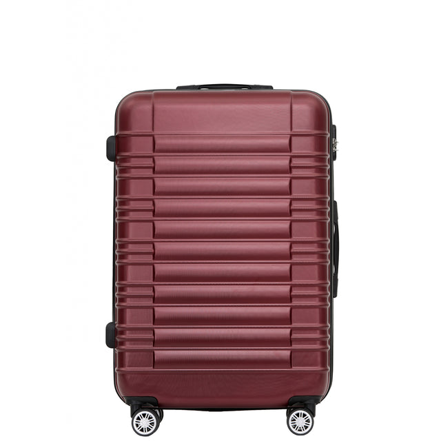 Beibye B2088 L Reisekoffer für Mittelstrecken – 360° Doppelrollen, ABS-Hartschale, Volumen erweiterbar, 65 x 43 x 26 cm, 75 L