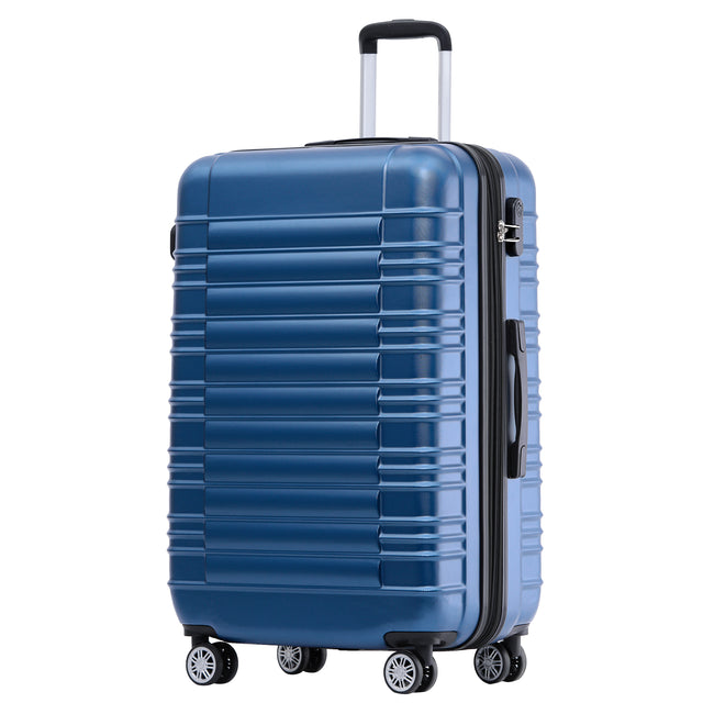Beibye B2088 L Reisekoffer für Mittelstrecken – 360° Doppelrollen, ABS-Hartschale, Volumen erweiterbar, 65 x 43 x 26 cm, 75 L