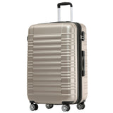 Beibye B2088 XL Reisekoffer für Langstrecken & Familie – 360° Doppelrollen, ABS-Hartschale, Volumen erweiterbar, 76 x 49 x 30 cm, 115 L