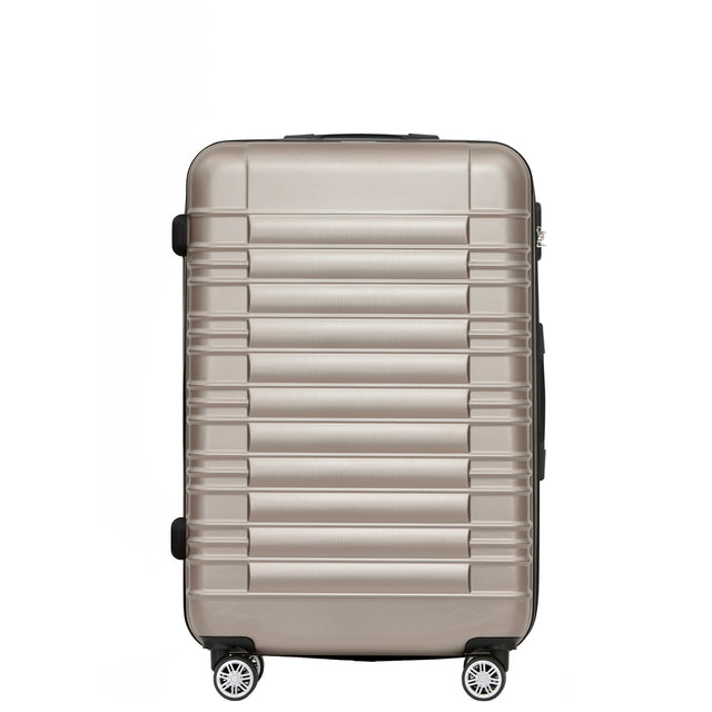 Beibye B2088 L Reisekoffer für Mittelstrecken – 360° Doppelrollen, ABS-Hartschale, Volumen erweiterbar, 65 x 43 x 26 cm, 75 L