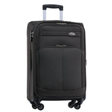 Beibye B8005 L Reisekoffer für Mittelstrecken, Wasserabweisendes Oxford-Gewebe, Volumen erweiterbar, Praktische Fronttasche & Verstecktes Namensschild, 64 x 42 x 27 cm, 75 L