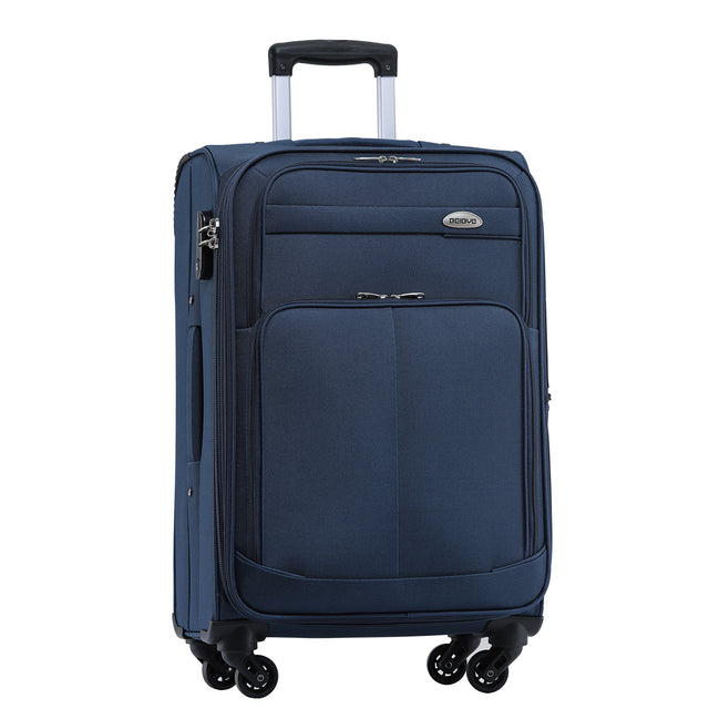 Beibye B8005 XL Reisekoffer für Langstrecken & Familie, Wasserabweisendes Oxford-Gewebe, Volumen erweiterbar, Praktische Fronttasche & Verstecktes Namensschild, 74 x 48 x 32 cm, 115 L