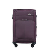 Beibye B8005 L Reisekoffer für Mittelstrecken, Wasserabweisendes Oxford-Gewebe, Volumen erweiterbar, Praktische Fronttasche & Verstecktes Namensschild, 64 x 42 x 27 cm, 75 L