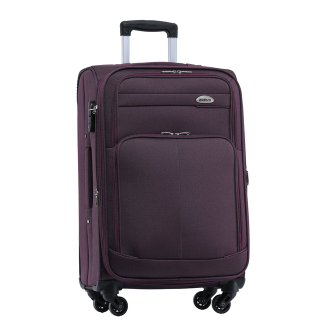 Beibye B8005 XL Reisekoffer für Langstrecken & Familie, Wasserabweisendes Oxford-Gewebe, Volumen erweiterbar, Praktische Fronttasche & Verstecktes Namensschild, 74 x 48 x 32 cm, 115 L