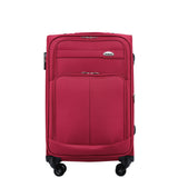 Beibye B8005 L Reisekoffer für Mittelstrecken, Wasserabweisendes Oxford-Gewebe, Volumen erweiterbar, Praktische Fronttasche & Verstecktes Namensschild, 64 x 42 x 27 cm, 75 L