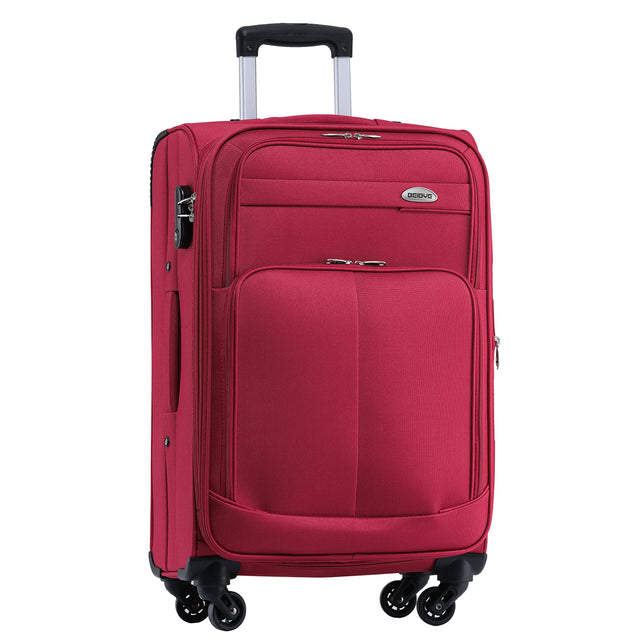 Beibye B8005 XL Reisekoffer für Langstrecken & Familie, Wasserabweisendes Oxford-Gewebe, Volumen erweiterbar, Praktische Fronttasche & Verstecktes Namensschild, 74 x 48 x 32 cm, 115 L