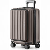 Münicase M9008 M Handgepäck für Kurztrips, Top-Opening-Design, Fronttasche, TSA-Zahlenschloss, Polycarbonat-Hartschale, Volumen erweiterbar, 51 x 35 x 24 cm, 39 L