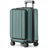 Münicase M9008 M Handgepäck für Kurztrips, Top-Opening-Design, Fronttasche, TSA-Zahlenschloss, Polycarbonat-Hartschale, Volumen erweiterbar, 51 x 35 x 24 cm, 39 L