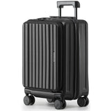 Münicase M9008 M Handgepäck für Kurztrips, Top-Opening-Design, Fronttasche, TSA-Zahlenschloss, Polycarbonat-Hartschale, Volumen erweiterbar, 51 x 35 x 24 cm, 39 L