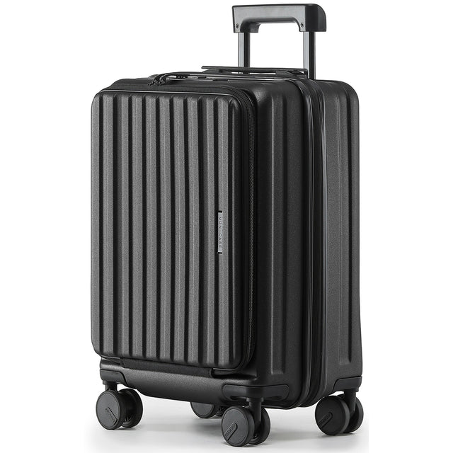 Münicase M9008 M Handgepäck für Kurztrips, Top-Opening-Design, Fronttasche, TSA-Zahlenschloss, Polycarbonat-Hartschale, Volumen erweiterbar, 51 x 35 x 24 cm, 39 L