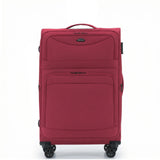 Münicase M006 XL Reisekoffer für Langstrecken & Familie, praktische Fronttaschen & TSA-Zahlenschloss, wasserabweisendes Oxford-Gewebe, Volumen erweiterbar, 79 x 47 x 33 cm