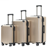 Münicase M816 Kofferset M-L-XL für Handgepäck, Kurz- & Langstrecken, TSA-Zahlenschloss, Eckenschutz, Polycarbonat, Volumen erweiterbar