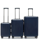 Münicase M816 Kofferset M-L-XL für Handgepäck, Kurz- & Langstrecken, TSA-Zahlenschloss, Eckenschutz, Polycarbonat, Volumen erweiterbar