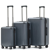 Münicase M816 Kofferset M-L-XL für Handgepäck, Kurz- & Langstrecken, TSA-Zahlenschloss, Eckenschutz, Polycarbonat, Volumen erweiterbar