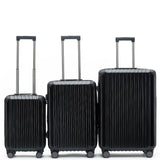 Münicase M816 Kofferset M-L-XL für Handgepäck, Kurz- & Langstrecken, TSA-Zahlenschloss, Eckenschutz, Polycarbonat, Volumen erweiterbar