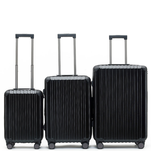 Münicase M816 Kofferset M-L-XL für Handgepäck, Kurz- & Langstrecken, TSA-Zahlenschloss, Eckenschutz, Polycarbonat, Volumen erweiterbar