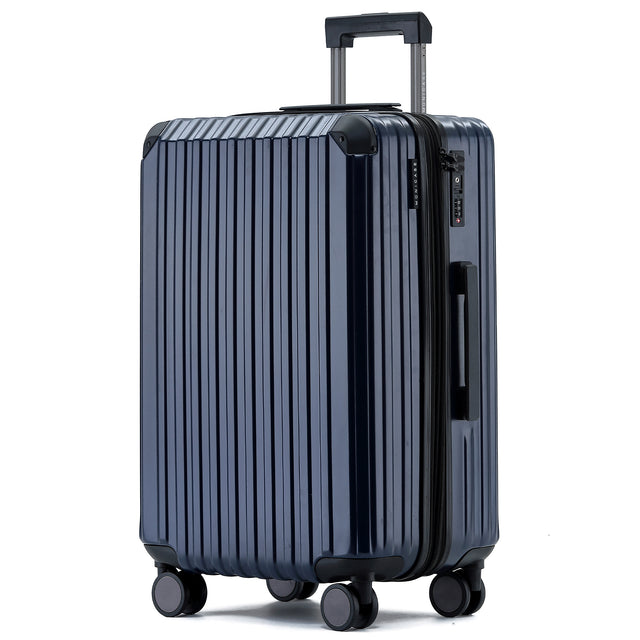 Münicase M816 XL Reisekoffer für Langstrecken & Familie, TSA-Zahlenschloss, Eckenschutz, Polycarbonat, Volumen erweiterbar, 76 x 51 x 32 cm, 107 L