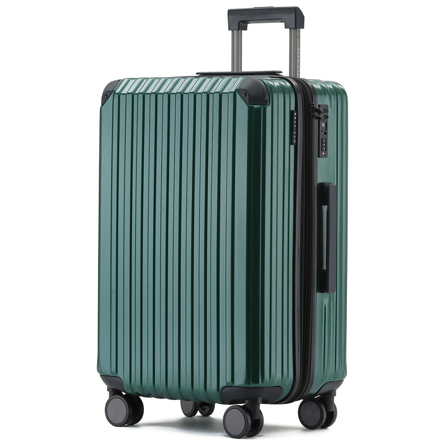 Münicase M816 XL Reisekoffer für Langstrecken & Familie, TSA-Zahlenschloss, Eckenschutz, Polycarbonat, Volumen erweiterbar, 76 x 51 x 32 cm, 107 L