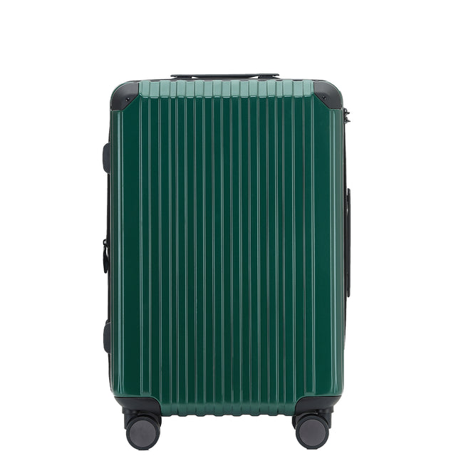 Münicase M816 XL Reisekoffer für Langstrecken & Familie, TSA-Zahlenschloss, Eckenschutz, Polycarbonat, Volumen erweiterbar, 76 x 51 x 32 cm, 107 L