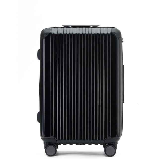 Münicase M816 XL Reisekoffer für Langstrecken & Familie, TSA-Zahlenschloss, Eckenschutz, Polycarbonat, Volumen erweiterbar, 76 x 51 x 32 cm, 107 L