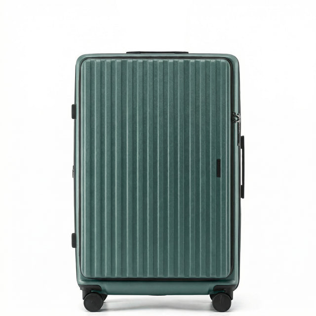 Münicase M9008 XL Reisekoffer für Langstrecken & Familie, Top-Opening-Design, TSA-Zahlenschloss, Polycarbonat-Hartschale, Volumen erweiterbar, 81 x 54 x 30 cm, 118 L