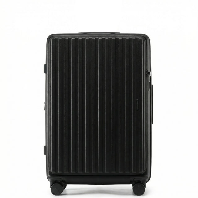 Münicase M9008 XL Reisekoffer für Langstrecken & Familie, Top-Opening-Design, TSA-Zahlenschloss, Polycarbonat-Hartschale, Volumen erweiterbar, 81 x 54 x 30 cm, 118 L