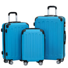 Beibye B2045 Kofferset M-L-XL für Handgepäck, Kurz- & Langstrecken, 360° Doppelrollen, Stabil & Leicht